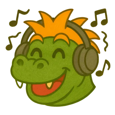 Dragon with music and snacks